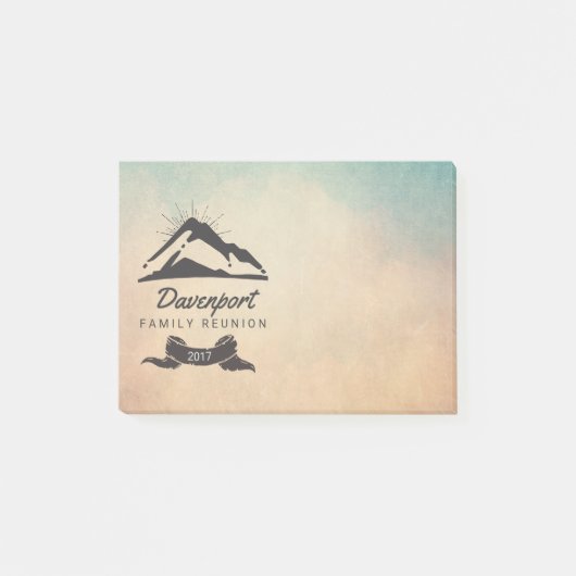 山イラストレーションとサンレイズファミリー懇親会 ポストイット (正面)