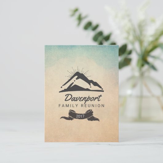 山イラストレーションとサンレイズファミリー懇親会 ポストカード (スタンド正面)