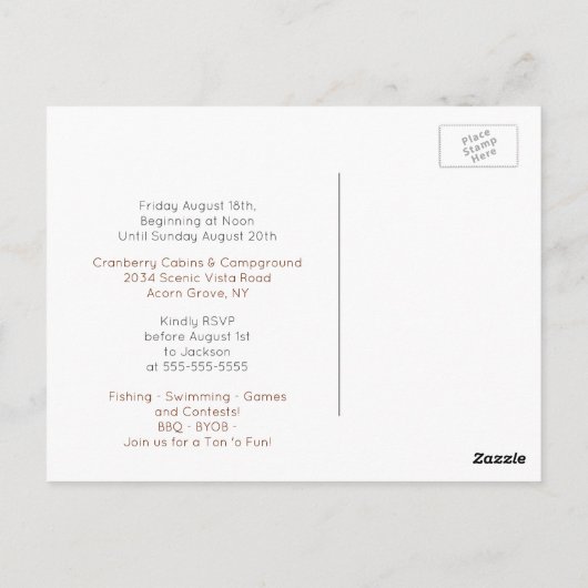 山イラストレーションとサンレイズファミリー懇親会 ポストカード (裏面)