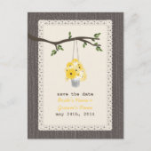 山インスパイア花の木缶は日付を保存 案内ポストカード (正面)