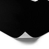 山インフルエンザジおもしろいマウンテンプンダークBG ポスター (角)