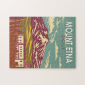 山エトナシチリートラベルアートヴィンテージ ジグソーパズル (横)