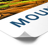 山エバンスコロラドトラベルプリント ポスター (角)