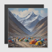 山エベレストのベースキャンプ，ネパール (正面/裏面)