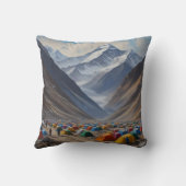 山エベレストのベースキャンプ,ネパール クッション (裏面)