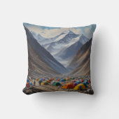 山エベレストのベースキャンプ,ネパール クッション (正面)