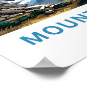 山エベレストアジアトラベルプリント ポスター (角)