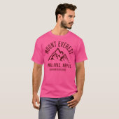 山エベレストヒマラヤスネパールマウンテンズ登山 Tシャツ (正面フル)
