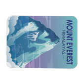 山エベレストヒマラヤヴィンテージ マグネット (横)