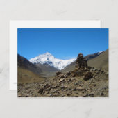 山エベレスト葉書 ポストカード (正面/裏面)