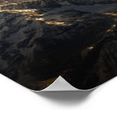 山エベレスト、ヒマラヤ山脈、アジア ポスター (角)