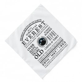 山エベレスト、山間探検情報 バンダナ