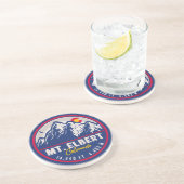 山エルバート山エルバート14ersレトロサンセット コースター (側面)