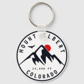 山エルバート – コロラド14ers fourteener キーホルダー (裏面)