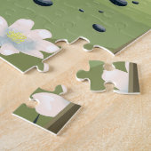 山エルバート・ロッキー山旅行ポスター ジグソーパズル (側面)