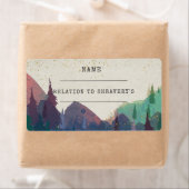 山エレガントの結婚ゲスト名タグ ラベル (インサイチュ)