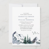 山エレガントの結婚森の全て 招待状 (正面)