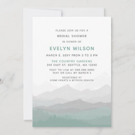 山エレガントブライダルシャワー 招待状