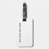 山エレガント富士日本トラベルアート ラゲッジタグ (裏面縦)