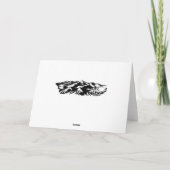 山エレガント結婚サンキューカード サンキューカード (裏面)