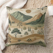 山エレガント風枕 – トーン自然N クッション (ブランケット)