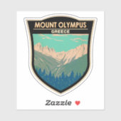 山オリンパスギリシャ旅行アートヴィンテージ シール (シート)