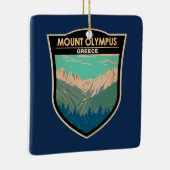 山オリンパスギリシャ旅行アートヴィンテージ セラミックオーナメント (右)