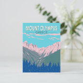 山オリンパスギリシャ旅行アートヴィンテージ ポストカード (スタンド正面)