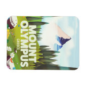 山オリンパスギリシャ マグネット (横)