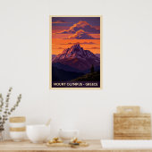 山オリンパスギリシャV04 ポスター (キッチン)
