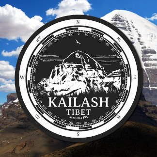 山カイラシュ – 集団リンポチェチベット ラウンドペーパーコースター