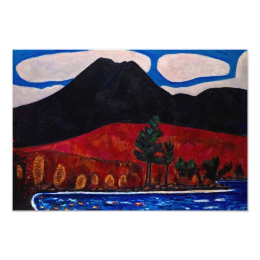 山カターディン、秋、1939年Marsden Hartley フォトプリント (正面)