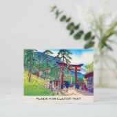 山カッコいい鳥 ポストカード (スタンド正面)