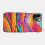 山カラフルの夕日の風景絵を描ズ Case-Mate iPhoneケース (裏面(横))