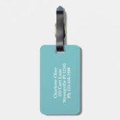 山カラフルの日モダン ラゲッジタグ (裏面縦)