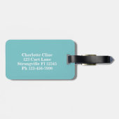 山カラフルの日モダン ラゲッジタグ (裏面横)