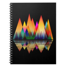 山カラフル形自然林