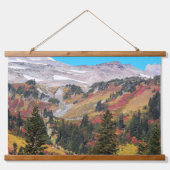 山カラフル渓谷の風景 吊り下げ型タペストリー (正面)