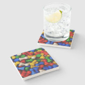 山カラフル積み木ゲーム ストーンコースター (横)