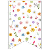 山カラフル花鮮やかの旗 バンティングフラッグ (第1の旗)