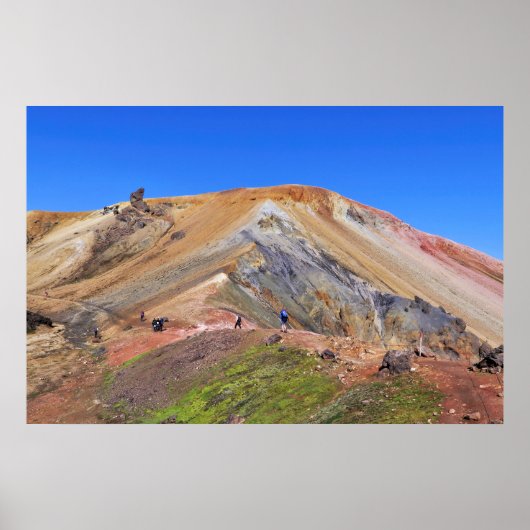 山カラフル ポスター (正面)