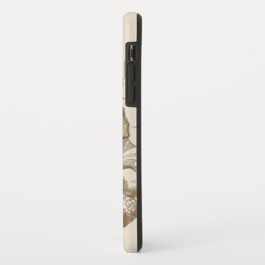 山カルメルイエスヴァージンメアリー宗教的 Case-Mate iPhoneケース (裏面/左)