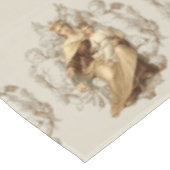 山カルメルイエズカルメライト宗教ヴィンテージ テーブルクロス (アングル)