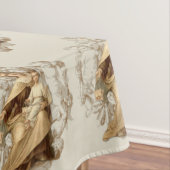 山カルメルイエズカルメライト宗教ヴィンテージ テーブルクロス (インサイチュ)