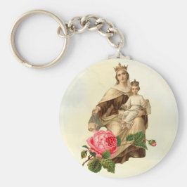 山カルメルヴァージンメアリーイエズブラウンスカプラーキー キーホルダー