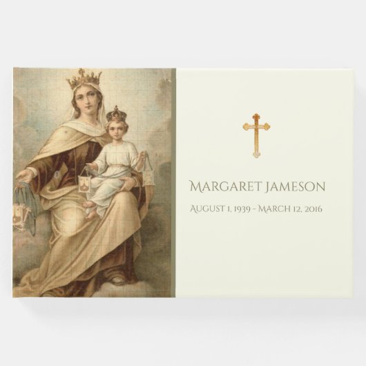 山カルメルヴァージンメアリ葬儀記念館 ゲストブック (正面)