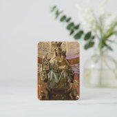 山カーメルとイエス祈りの言葉カード 名刺 (スタンド正面)