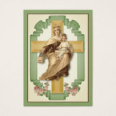 山カーメルイエズス葬儀記念ホーリーカード (正面)