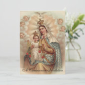 山カーメルファースト聖餐式招待状 招待状 (スタンド正面)