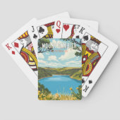 山ガンビアオーストラリア旅行芸術ヴィンテージ トランプ (裏面)